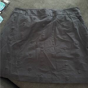 PXG Black Textured Mini Skirt